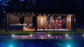 Wellness ház építése