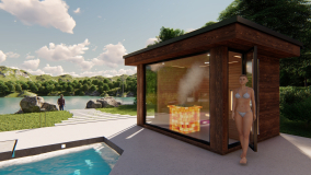 Kerti szaunaház építés