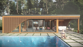 Luxus wellness-ház építés