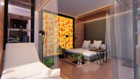 wellness pihenő szoba + Himalájai sófal