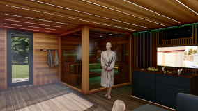 minőségű alapanyagokból készült szauna